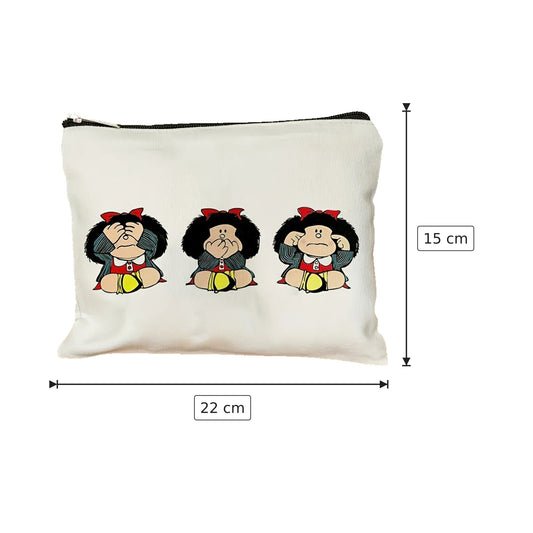 Pochette Mafada in poliestere - 22×15 cm