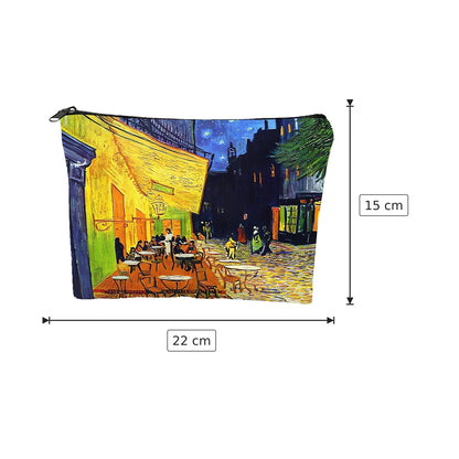 Pochette Van Gogh Cafè Nuit in poliestere - 22×15 cm