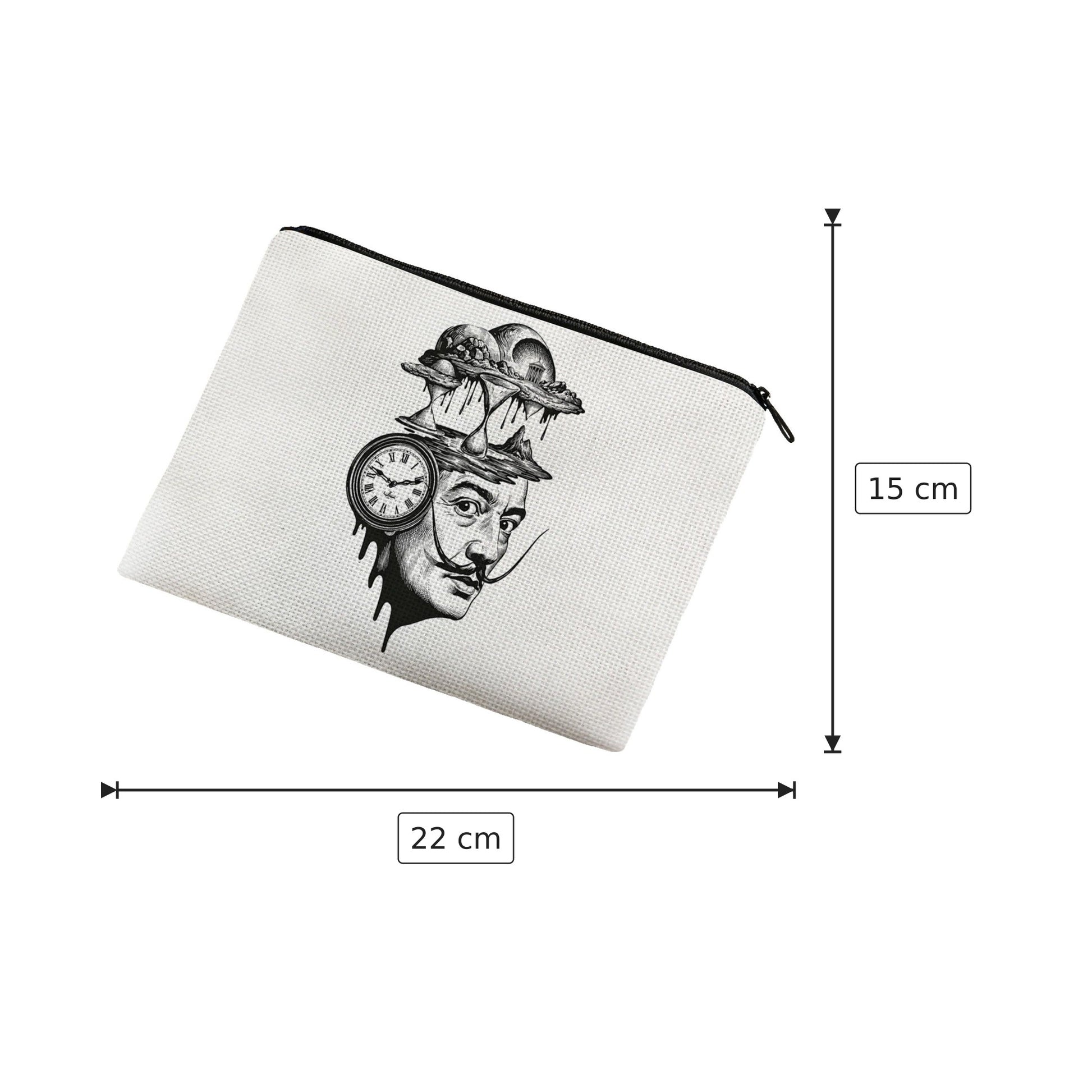 Pochette Dalì in poliestere - 22×15 cm