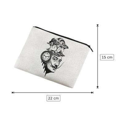 Pochette Dalì in poliestere - 22×15 cm