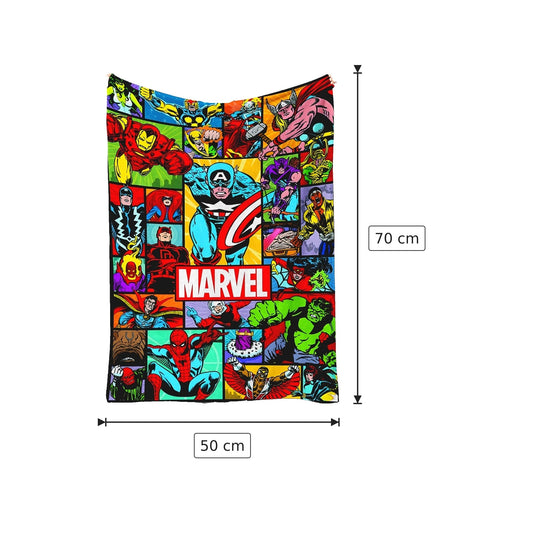 Coperta supereroi - 50x70 cm - 75x100 cm - 130x150 cm - 150x200 cm