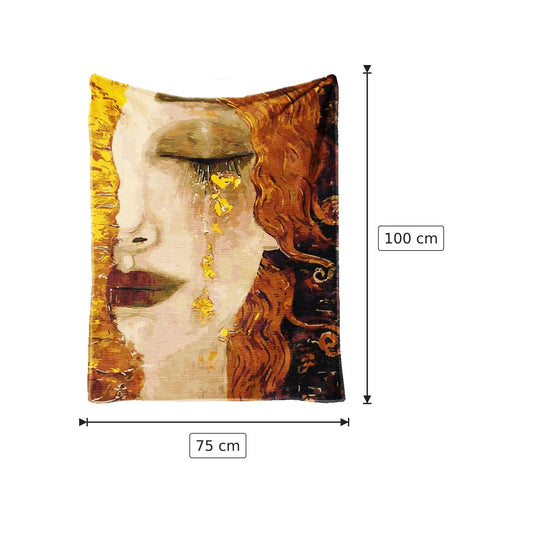 Coperta Gustav Klimt 75x100 cm - 130x150 cm - 150x200 cm - 180x220 cm