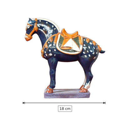 Cavallo - h 18 cm - Scultura 3D - Fatta e Dipinta a Mano