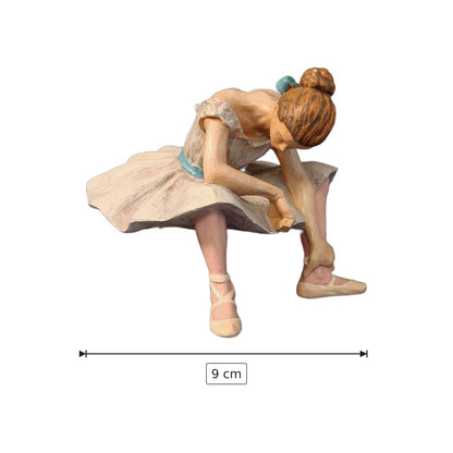 Edgar Degas - L'attesa - h 9 cm - Scultura 3D - Fatta e Dipinta a Mano