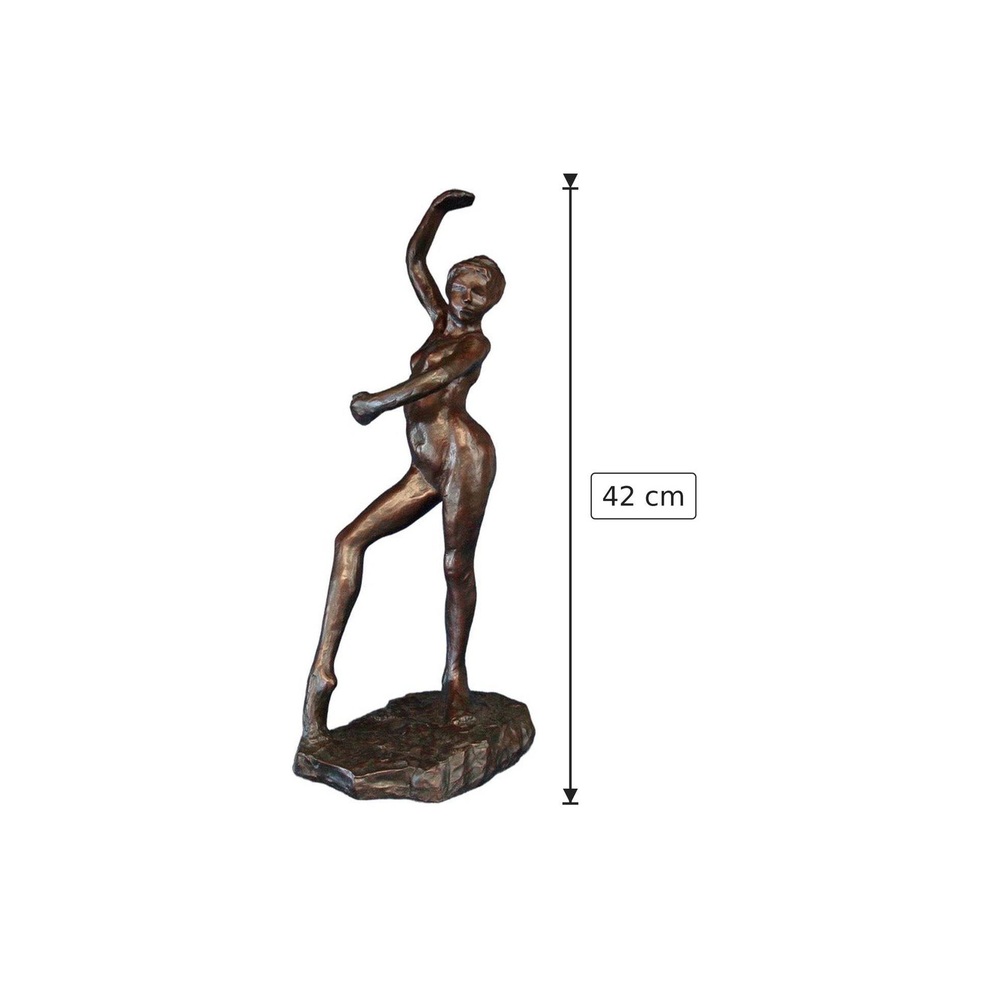 Edgar Degas - Ballerina spagnola - h 42 cm - Scultura 3D - Fatta e Dipinta a Mano