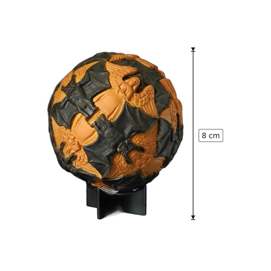 Maurits Cornelis Escher - Angeli e demoni - h 8 cm - Scultura 3D - Fatta e Dipinta a Mano