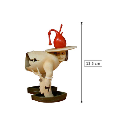 Hieronymus Bosch - Uomo albero - h 13.5 cm - Scultura 3D - Fatta e Dipinta a Mano