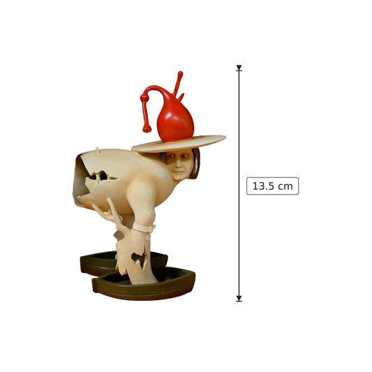 Hieronymus Bosch - Uomo albero - h 13.5 cm - Scultura 3D - Fatta e Dipinta a Mano