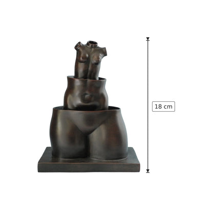 René Magritte - Follia di grandezza - h 18 cm - Scultura 3D - Fatta e Dipinta a Mano
