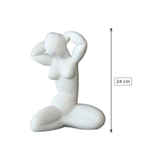 Amedeo Modigliani - Cariatide - h 24 cm - Scultura 3D - Fatta e Dipinta a Mano
