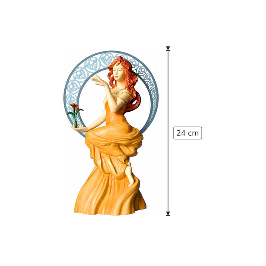 Alphons Mucha - Studio pittura arte - h 24 cm - Scultura 3D - Fatta e Dipinta a Mano