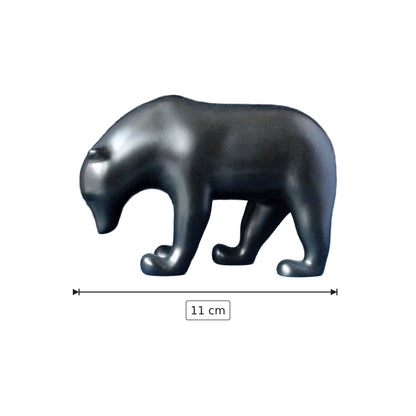 Francois Pompon - Orso bruno - h 11 cm - Scultura 3D - Fatta e Dipinta a Mano