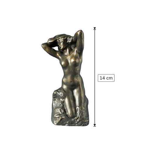 Auguste Rodin - Il bagno di Venere - h 14 cm - Scultura 3D - Fatta e Dipinta a Mano