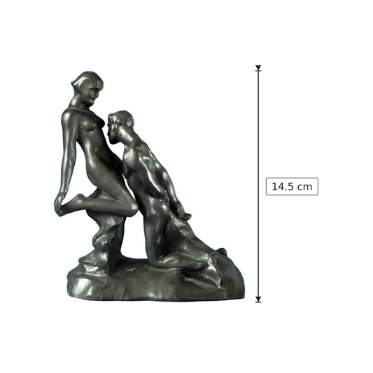 Auguste Rodin - L'idolo eterno - h 14.5 cm - Scultura 3D - Fatta e Dipinta a Mano