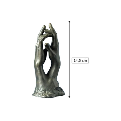 Auguste Rodin - Il segreto - h 14.5 cm - Scultura 3D - Fatta e Dipinta a Mano