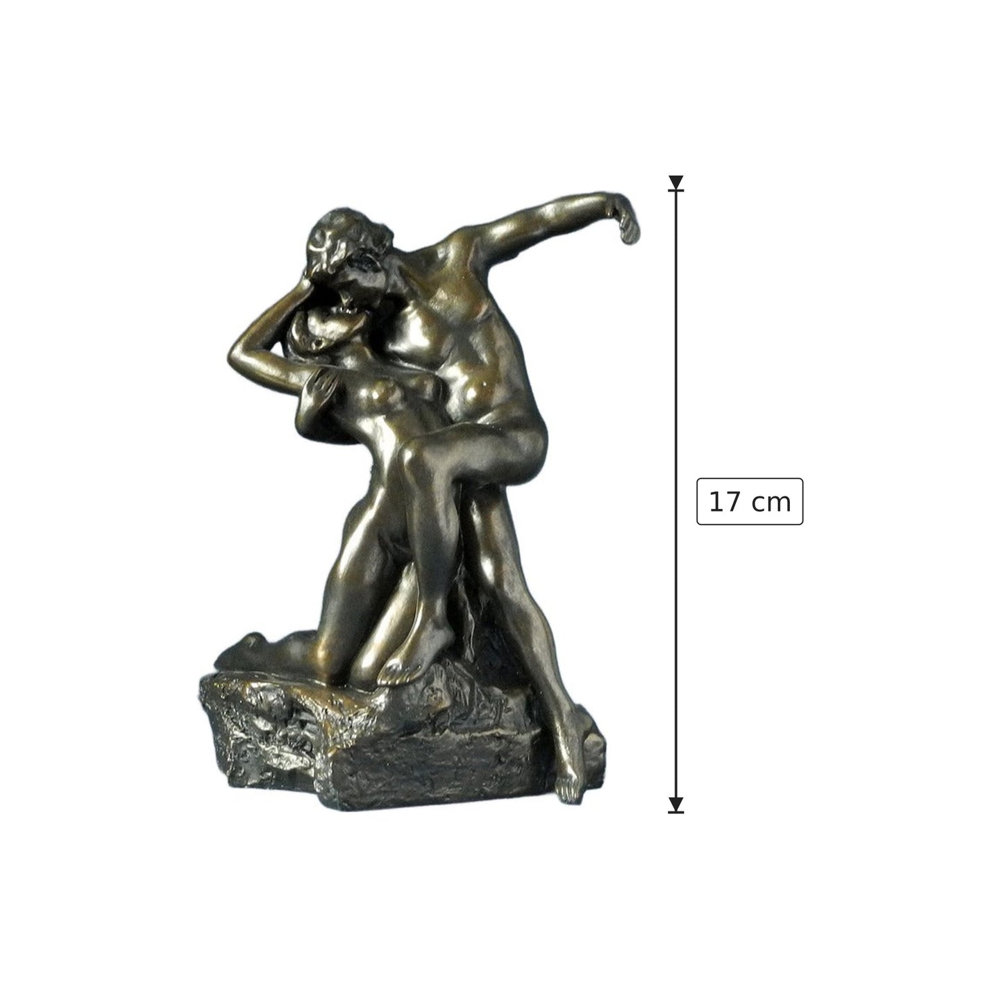 Auguste Rodin - Eterna primavera - h 17 cm - Scultura 3D - Fatta e Dipinta a Mano