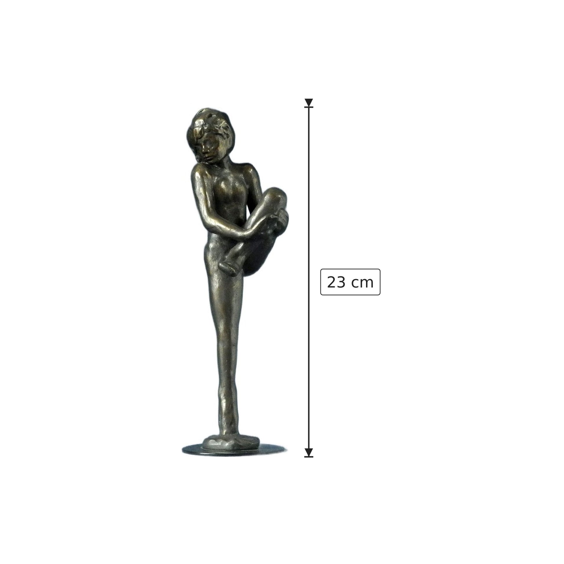 Auguste Rodin - Danza - h 23 cm - Scultura 3D - Fatta e Dipinta a Mano