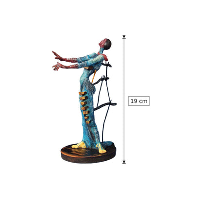 Salvador Dalì - Giraffa infuocata - h 19 cm - Scultura 3D - Fatta e Dipinta a Mano