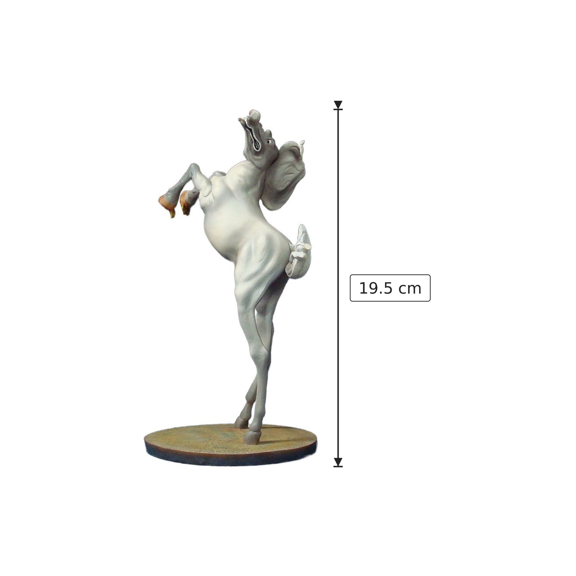 Salvador Dalì - La tentazione di Sant'Antonio - h 19.5 cm - Scultura 3D - Fatta e Dipinta a Mano
