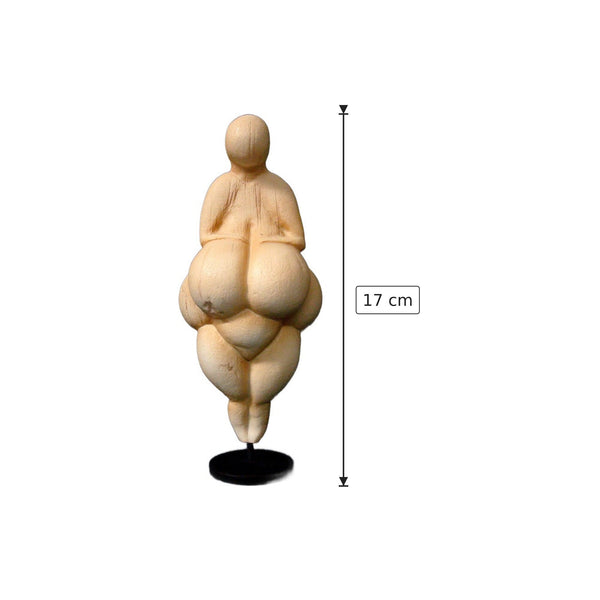 Venere di Lespugne - h 17 cm - Scultura 3D - Fatta e Dipinta a Mano