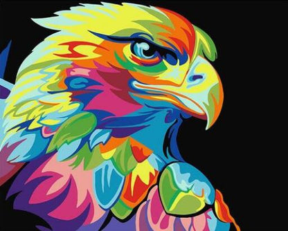 Arazzo Aquila multicolore