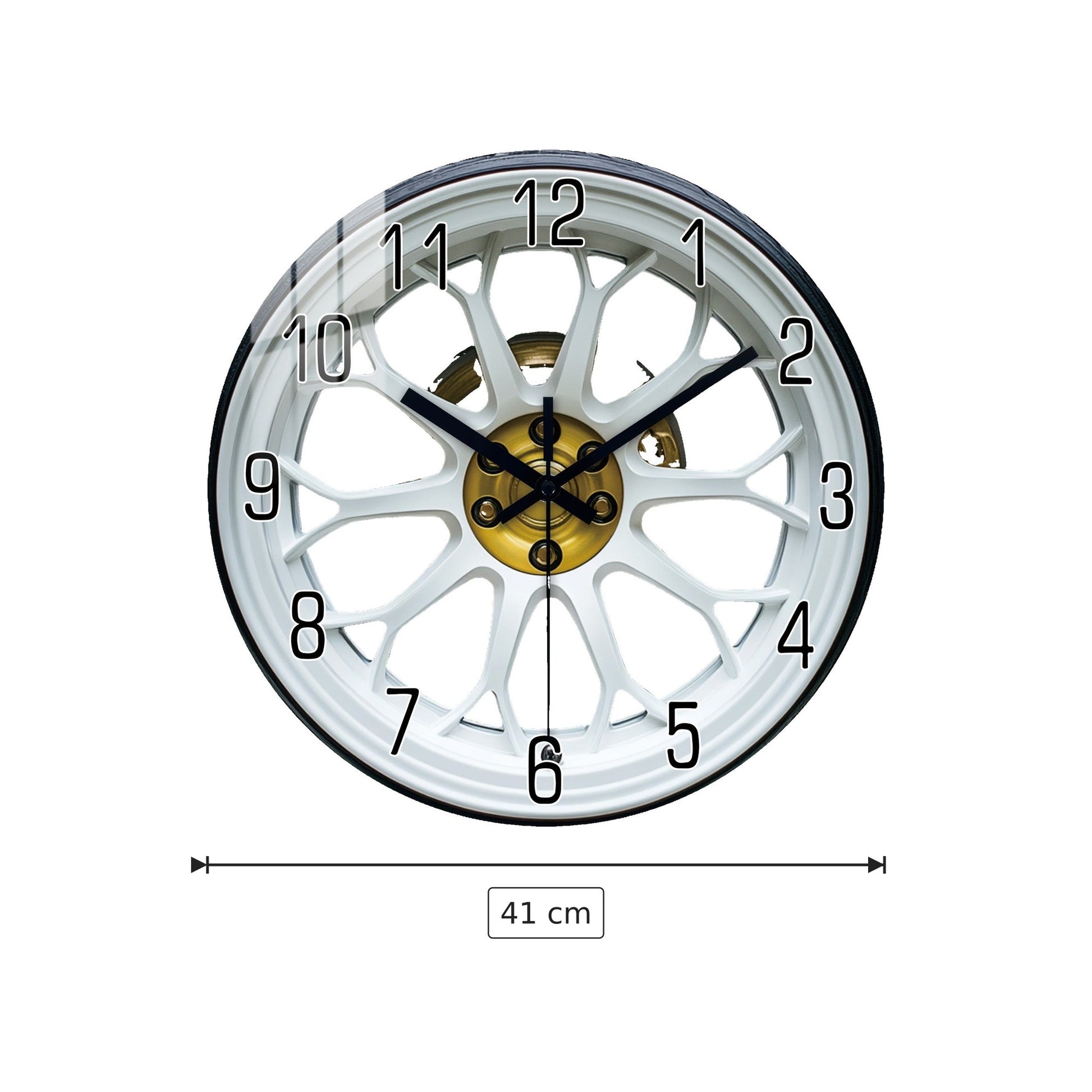 Orologio da parete rotondo silenzioso - 41 cm