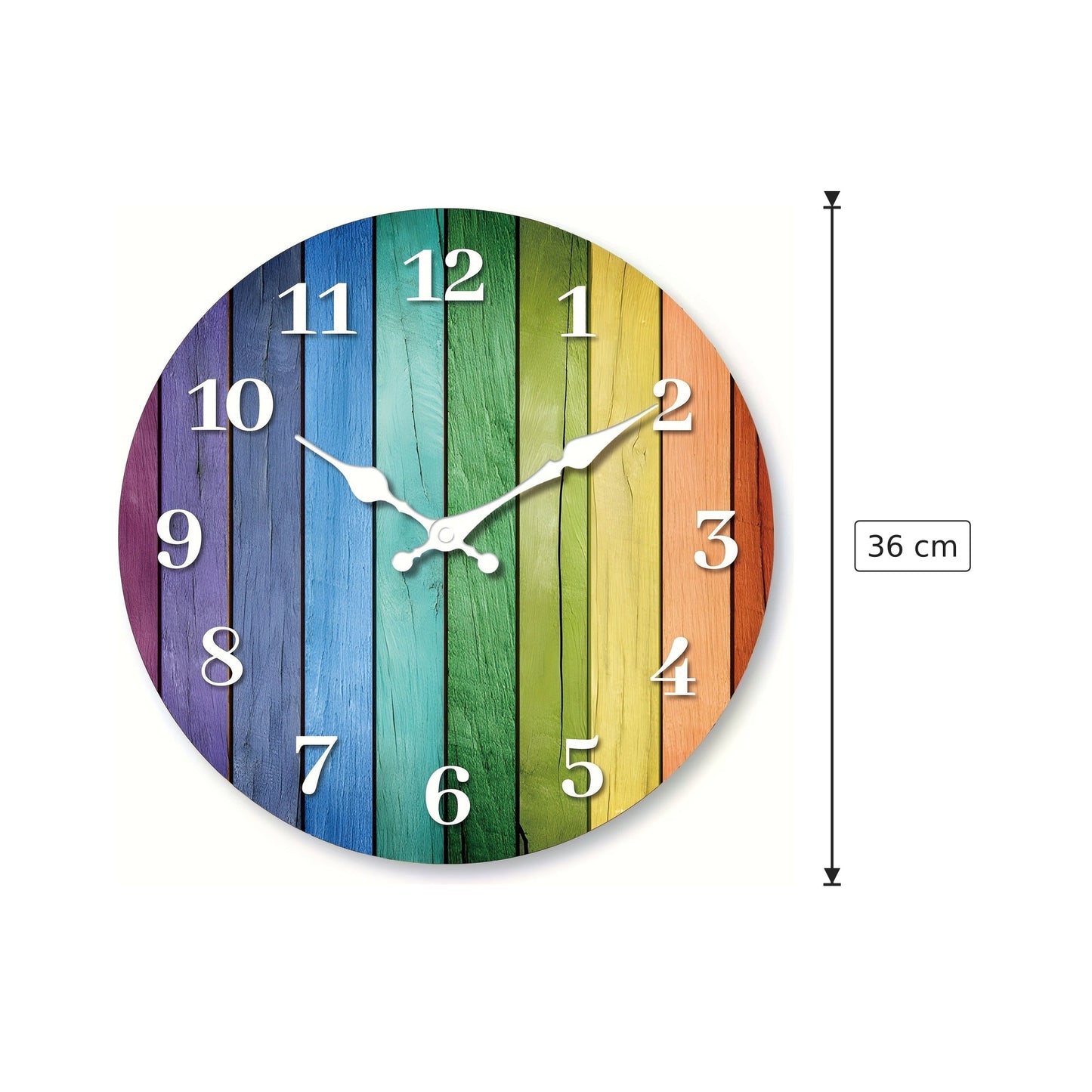 Orologio con stampa artistica - 36 cm