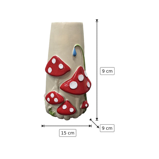 Vaso in ceramica 15x9x9 cm