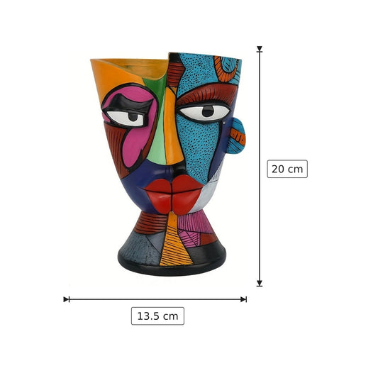 Vaso artistico in ceramica 13,5x20 cm