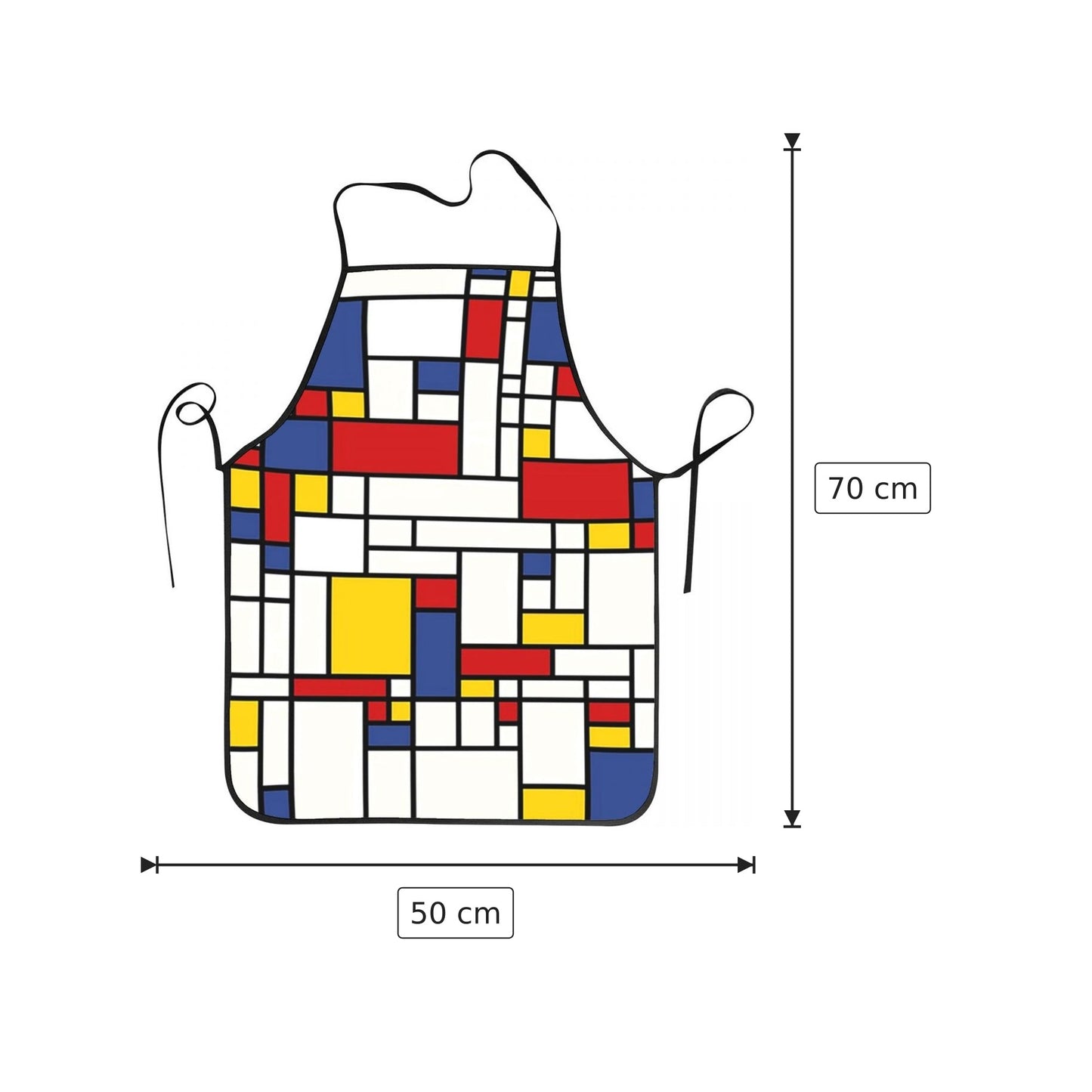 Grembiule Mondrian - 50x70 cm
