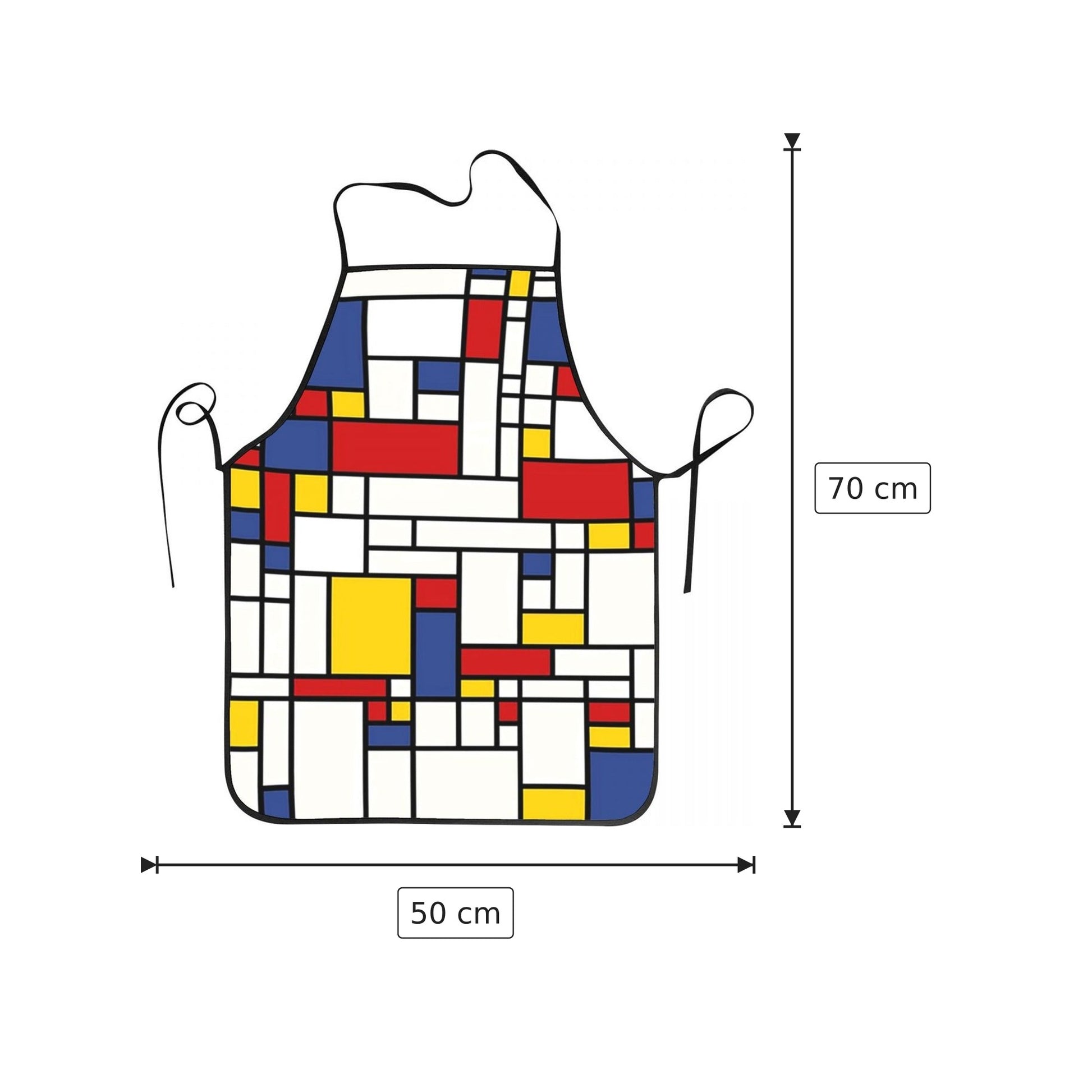 Grembiule Mondrian - 50x70 cm