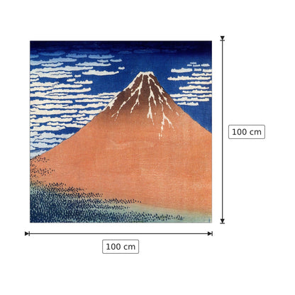 Mount Fuji - Hokusai Katsushika - cm 100x100 - Pannello in MDF