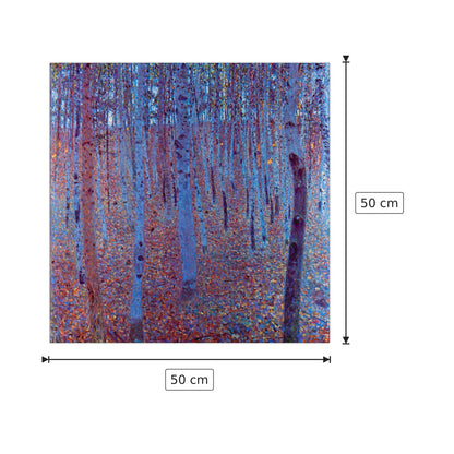 Beech Forest - Klimt Gustav - cm 50x50 - Pannello in MDF
