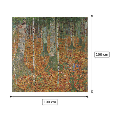 Birch Forest - Klimt Gustav - cm 100x100 - Pannello in MDF