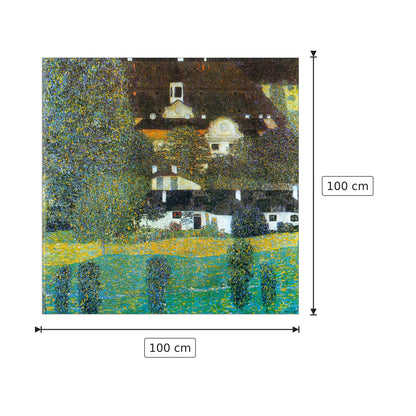 Castle Chamber at Attersee II - Klimt Gustav - cm 100x100 - Pannello in MDF