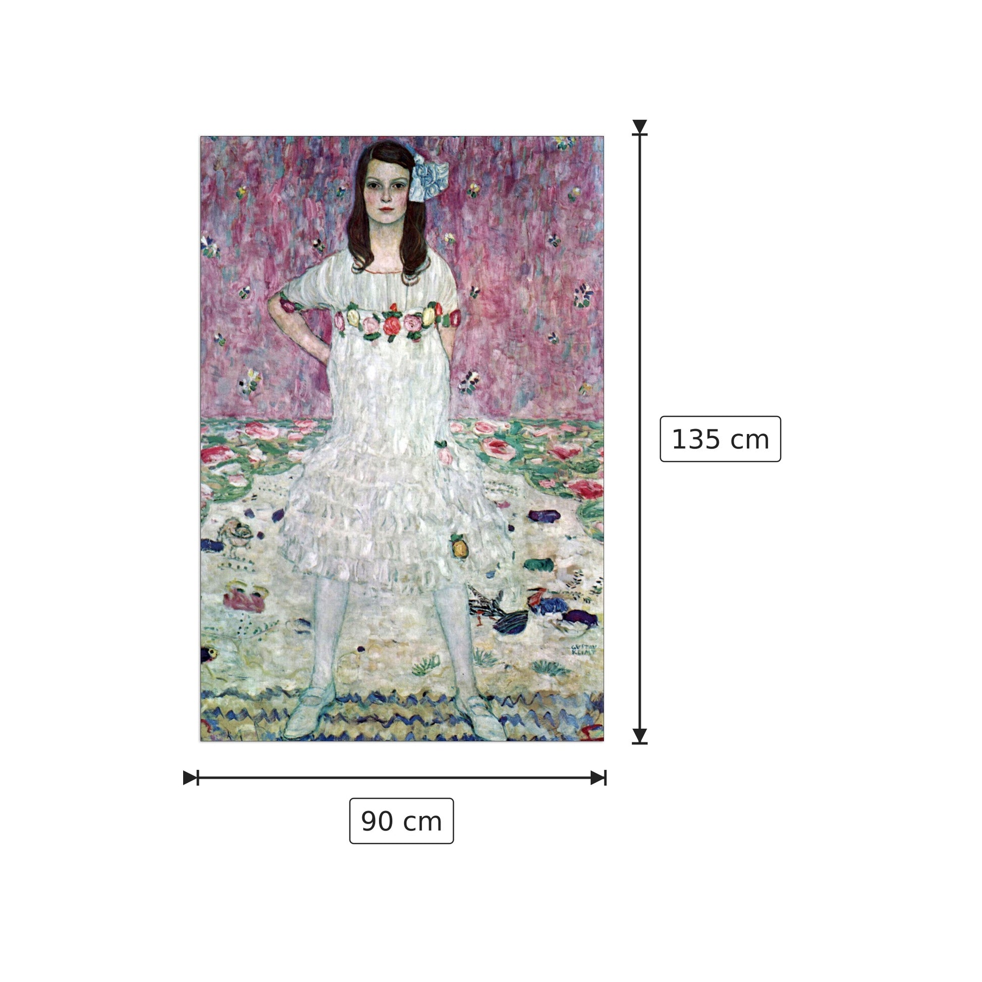 Eugenia Primavesi - Klimt Gustav - cm 90x135 - Pannello in MDF