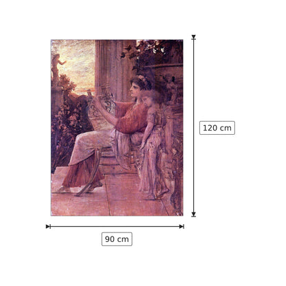 Sapho - Klimt Gustav - cm 90x120 - Pannello in MDF