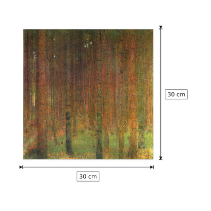 Tannenwald II - Klimt Gustav - cm 30x30 - Pannello in MDF