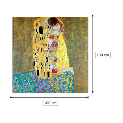 The Kiss 2 - Klimt Gustav - cm 100x100 - Pannello in MDF