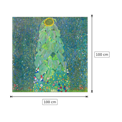The Sunflower - Klimt Gustav - cm 100x100 - Pannello in MDF