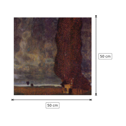 Thunderstorm - Klimt Gustav - cm 50x50 - Pannello in MDF