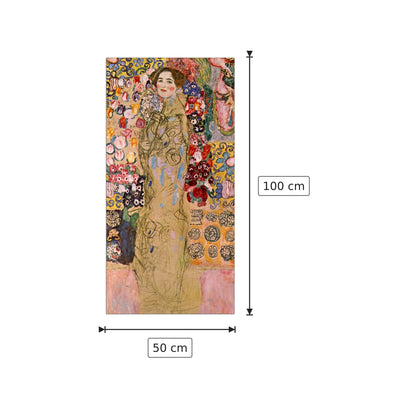 Portrait of Maria Munk - Klimt Gustav - cm 50x100 - Pannello in MDF