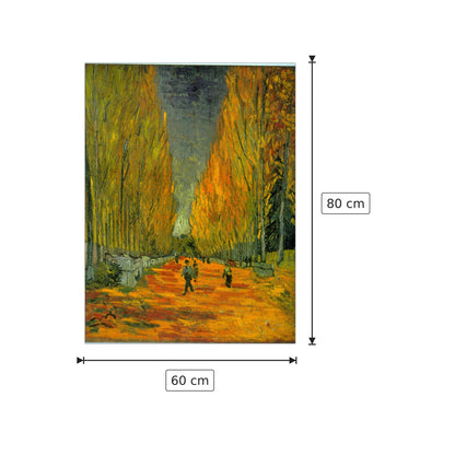 Alyscamps - Van Gogh Vincent - cm 60x80 - Pannello in MDF