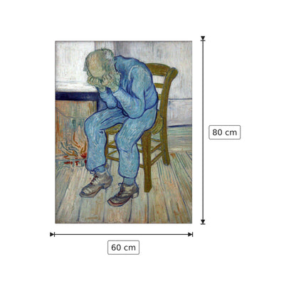 At Eternity's Gate - Van Gogh Vincent - cm 60x80 - Pannello in MDF