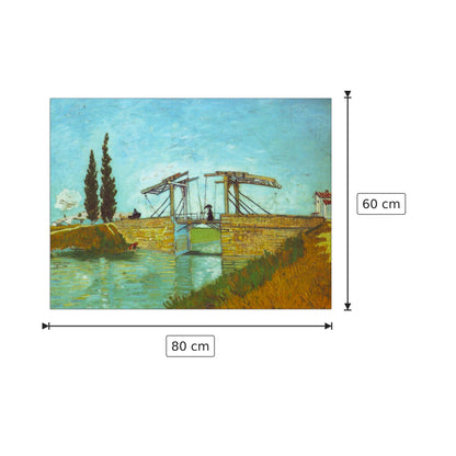 Bridge at Arles - Van Gogh Vincent - cm 80x60 - Pannello in MDF