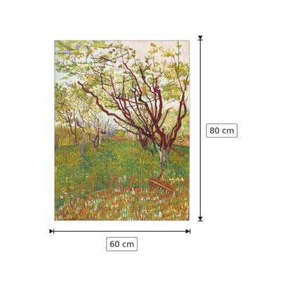 Cherry Tree by Van Gogh - Van Gogh Vincent - cm 60x80 - Pannello in MDF