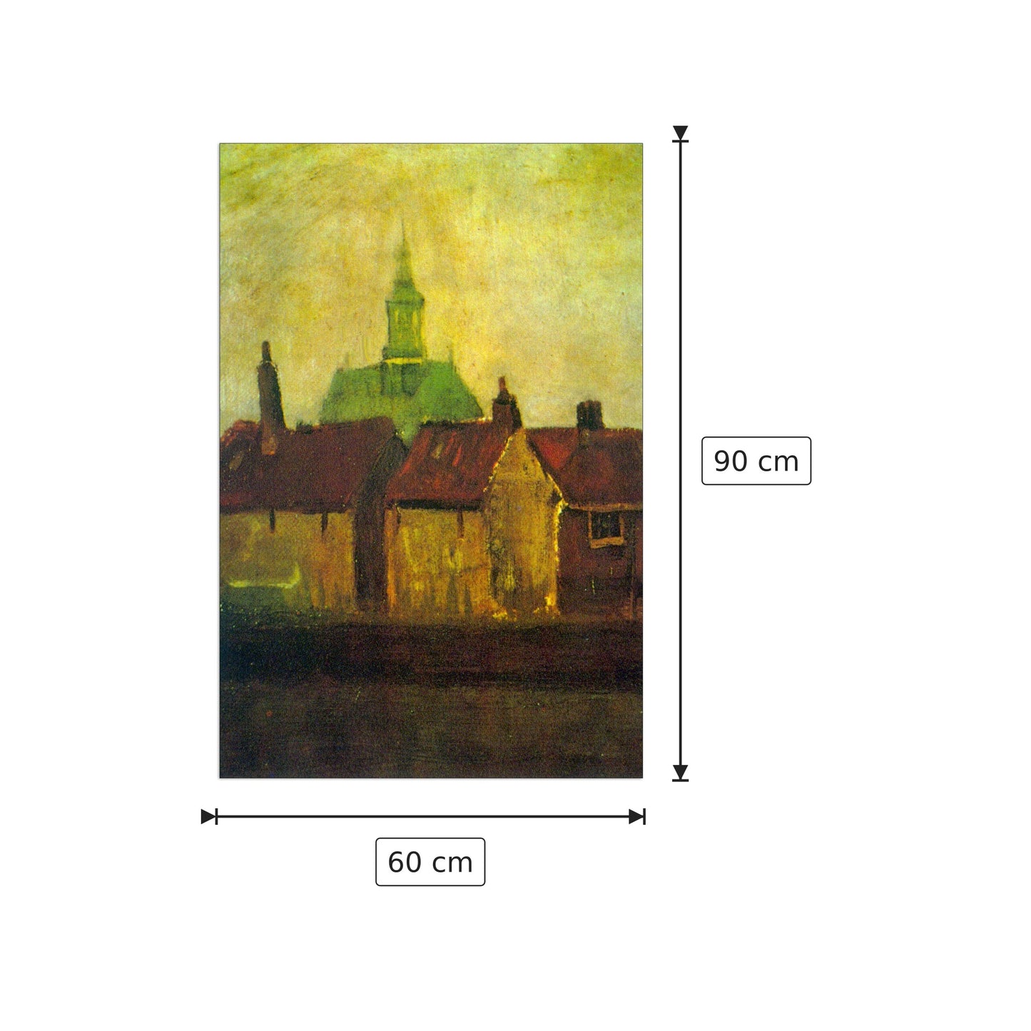 Cluster - Van Gogh Vincent - cm 60x90 - Pannello in MDF