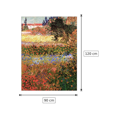 Flowering Garden - Van Gogh Vincent - cm 90x120 - Pannello in MDF