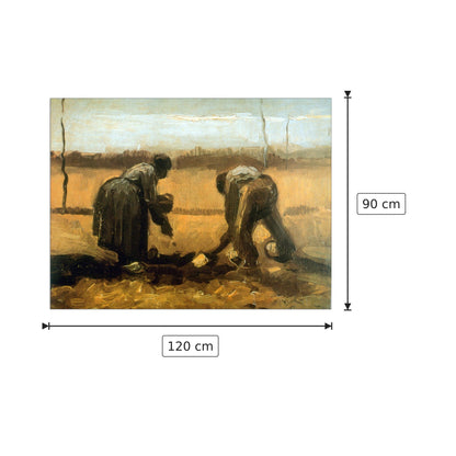 Planting - Van Gogh Vincent - cm 120x90 - Pannello in MDF