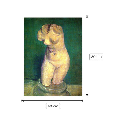 Plaster Statuette of a Female Torso - Van Gogh Vincent - cm 60x80 - Pannello in MDF